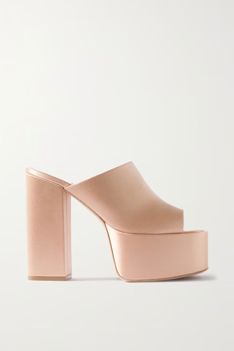 Sasha Satin Platform Sandals