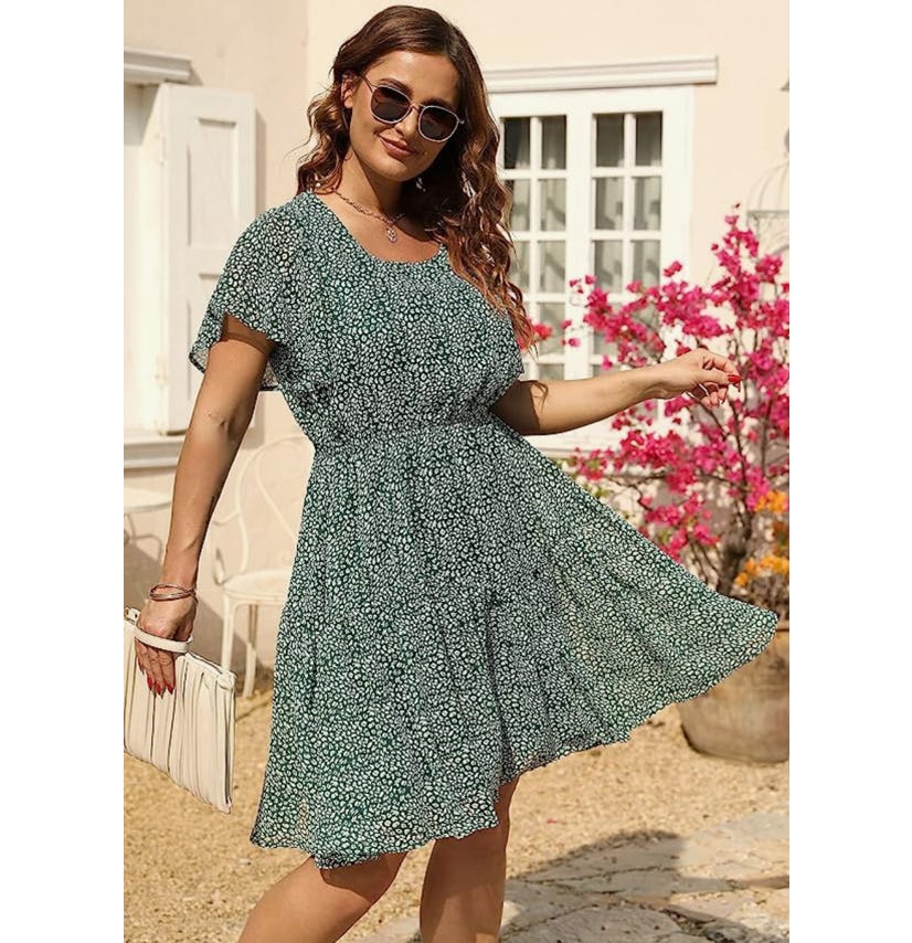 Nemidor Chiffon Midi Dress