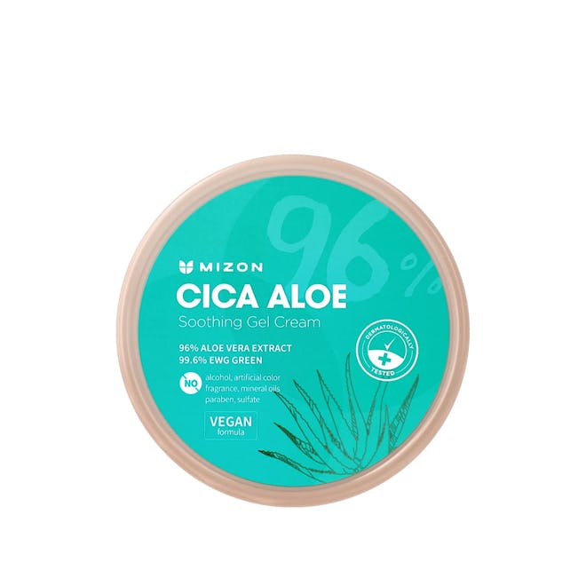 mizon cica aloe 96 percent soothing gel cream is the best cica gel cream