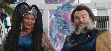 Lizzo and Jack Black in The Mandalorian.