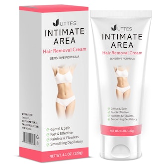 Uttse Intimate Area Hair Removal Cream, 4.1 oz