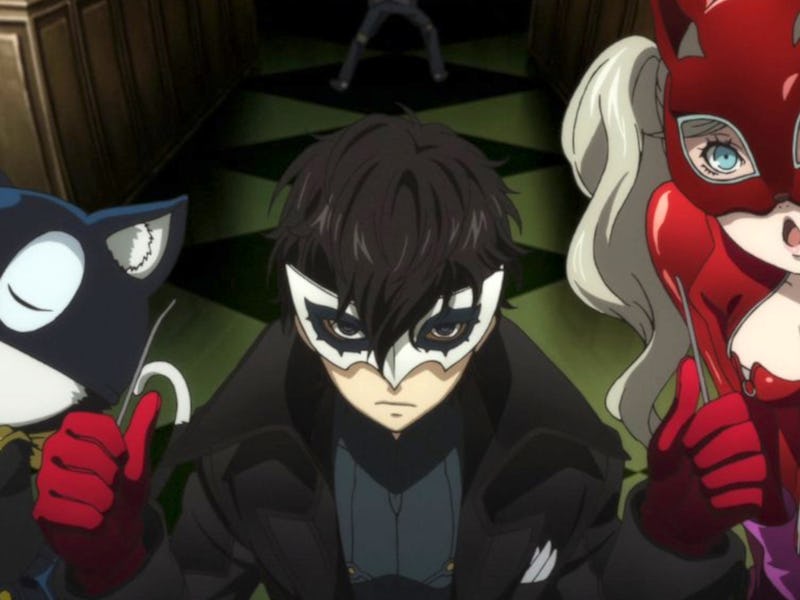 Persona 5 Phantom Thieves on Staircase