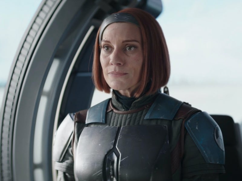 Katee Sackhoff as Bo-Katan Kryze in The Mandalorian Season 3 Episode 6
