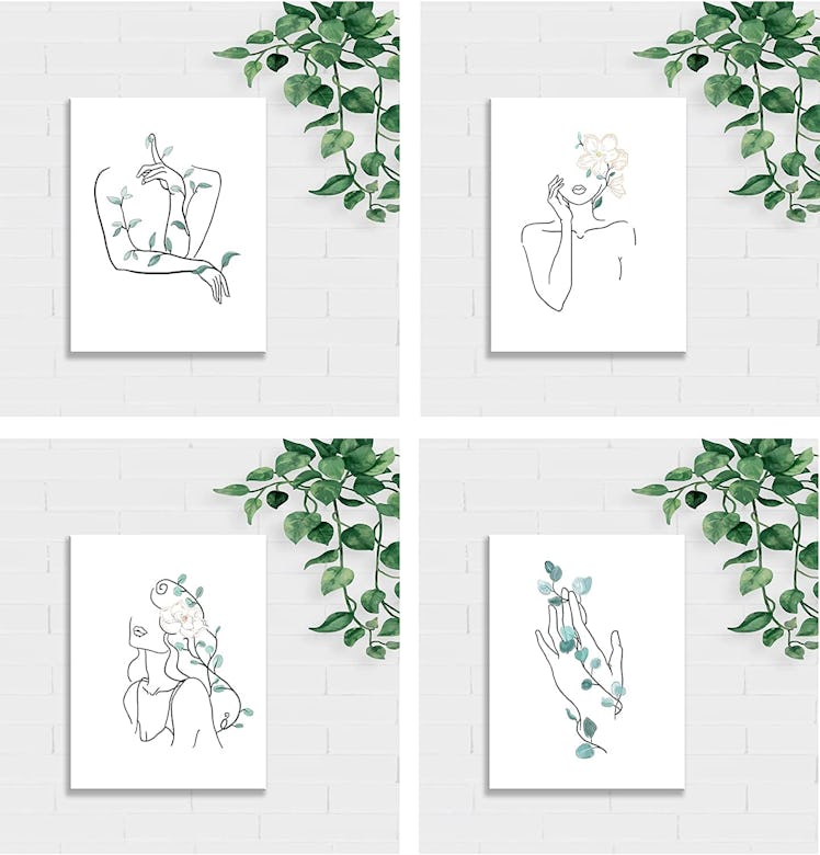 Drsoum Minimalist Wall Art - Set of 4