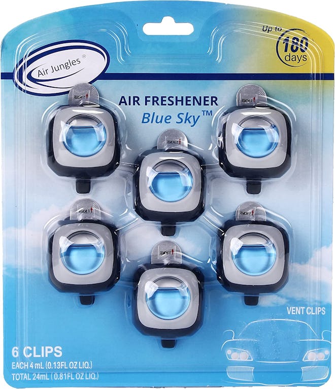 Air Jungles New Car Scent Car Air Freshener Clip (6-Pack) 