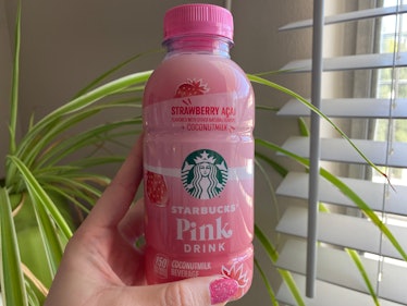 I tried the ready-to-drink Pink Drink from Starbucks that's available at grocery stores. 