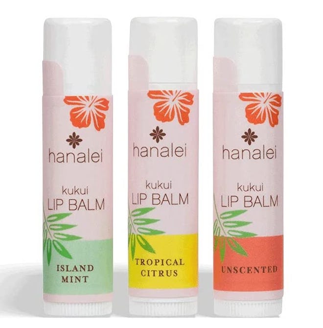 Hanalei Kukui Oil Lip Balms (3-Pack)