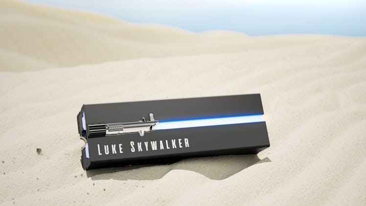 Seagate's Lightsaber Collection Special Edition FireCuda PCIE Gen4 NVMe SSD in Luke Skywalker mode