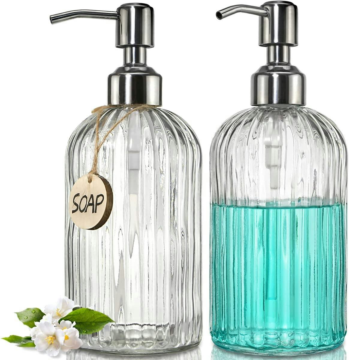 JASAI Glass Soap Dispenser (2-Pack)