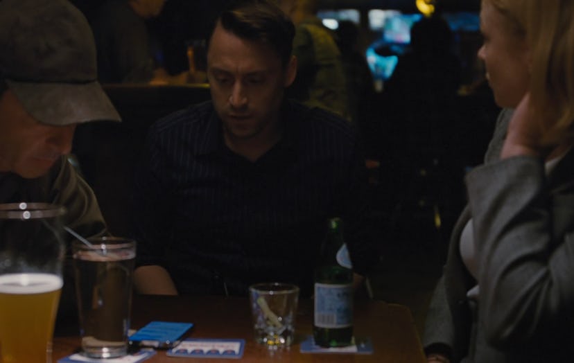 Jeremy Strong, Kieran Culkin, and Sarah Snook in ‘Succession’ Season 4. Screenshot via HBO Max