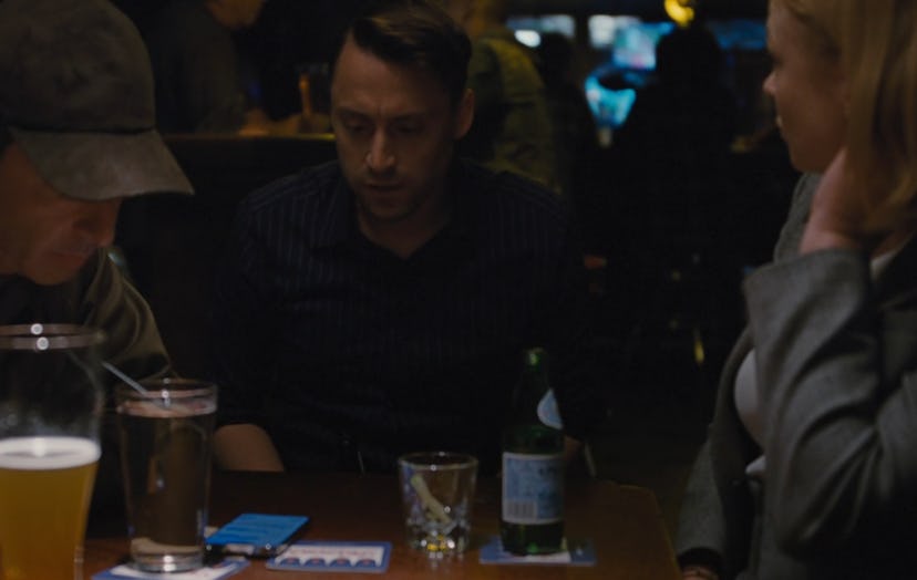 Jeremy Strong, Kieran Culkin, and Sarah Snook in 'Succession' Season 4. Screenshot via HBO Max