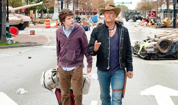 Jesse Eisenberg as Columbus and Woody Harrelson as Tallahassee in Zombieland