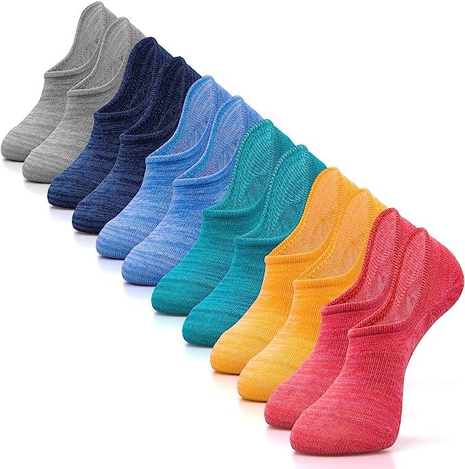 IDEGG No Show Low Cut Socks (6-Pack)