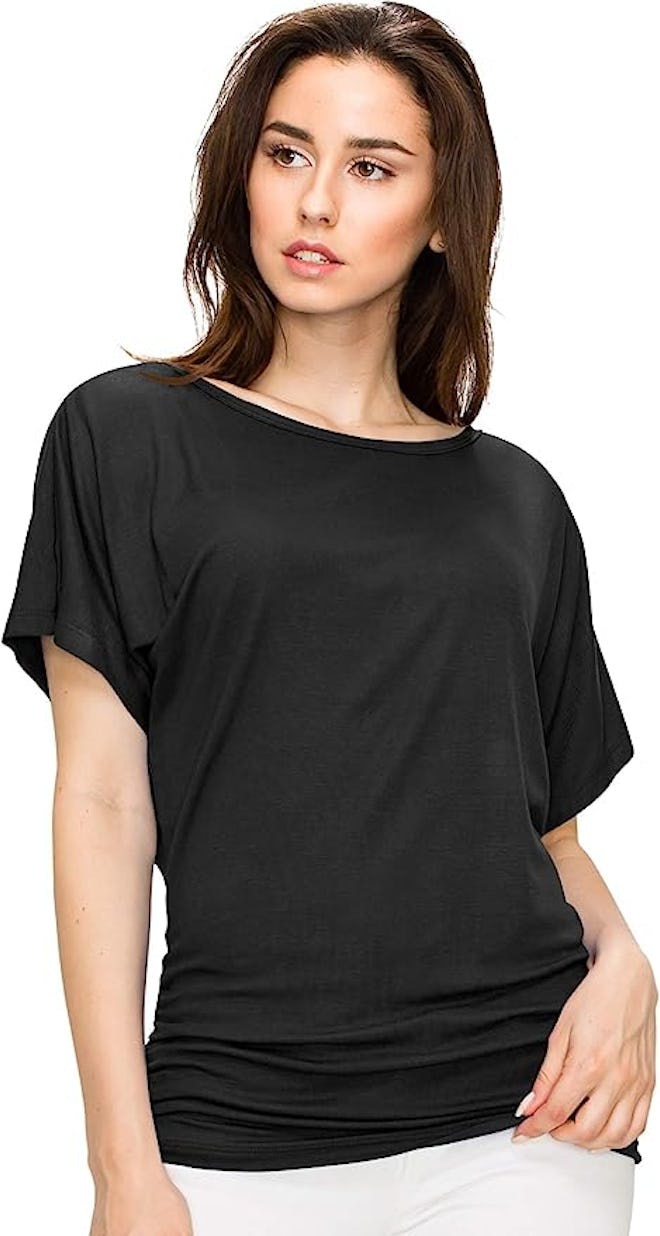 Made By Johnny Boat Neck Top