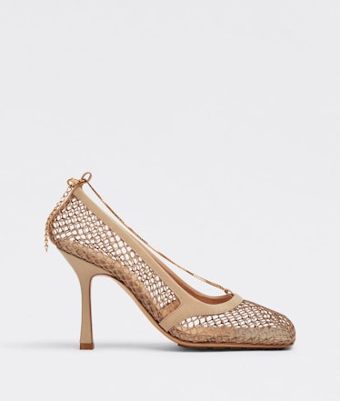 Bottega Veneta Stretch Mesh Pumps