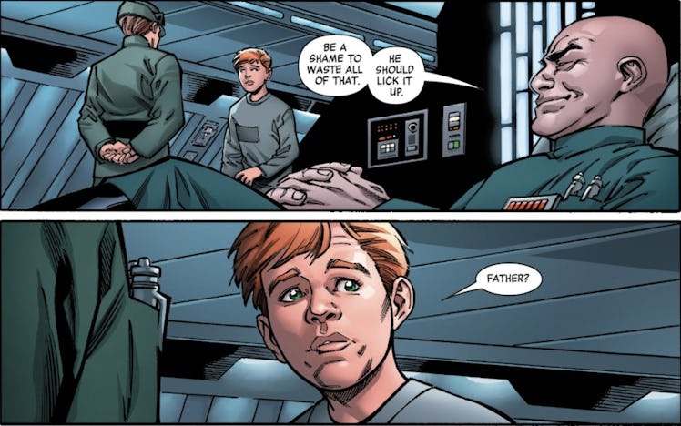 Hux’s father Brendol taunts his son in Age of Resistance: General Hux.