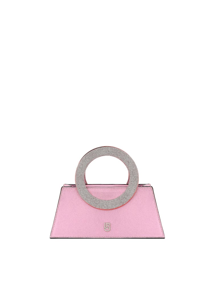Pink Trapezio Pochette Bag