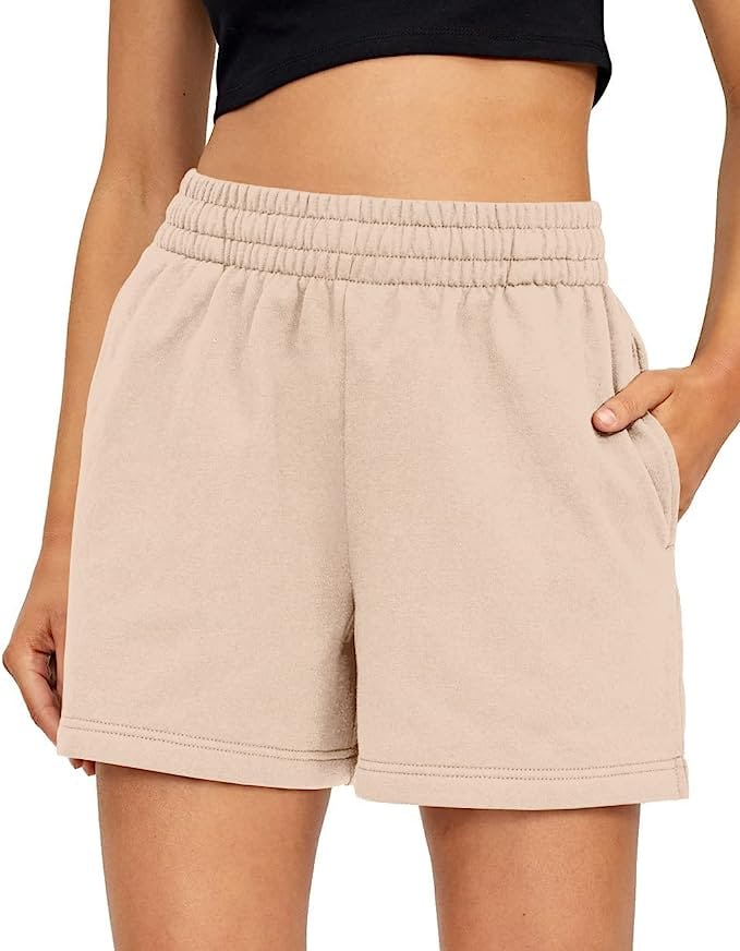 AUTOMET Drawstring Comfy Sweat Shorts