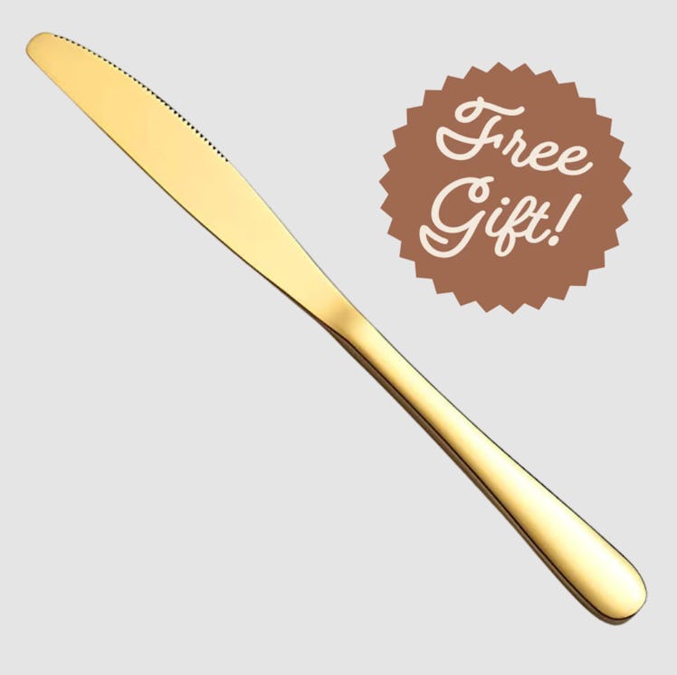 Gold Knife (For Spreading Cookie Frosting)