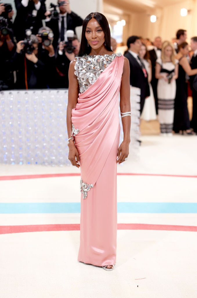 Naomi Campbell at the Met Gala.