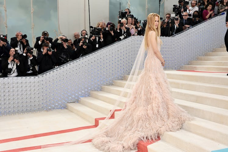  Nicole Kidman attends The 2023 Met Gala Celebrating "Karl Lagerfeld: A Line Of Beauty" at The Metro...