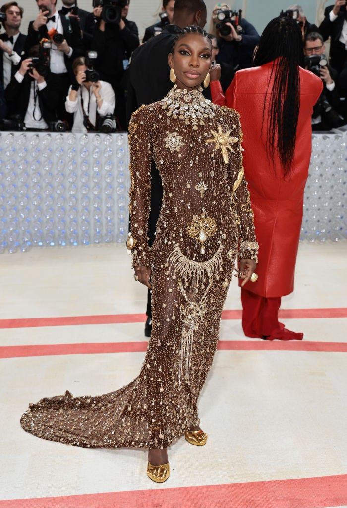 Michaela Coel at the 2023 Met Gala.