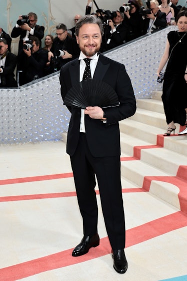 James McAvoy attends The 2023 Met Gala Celebrating "Karl Lagerfeld: A Line Of Beauty" at The Metropo...