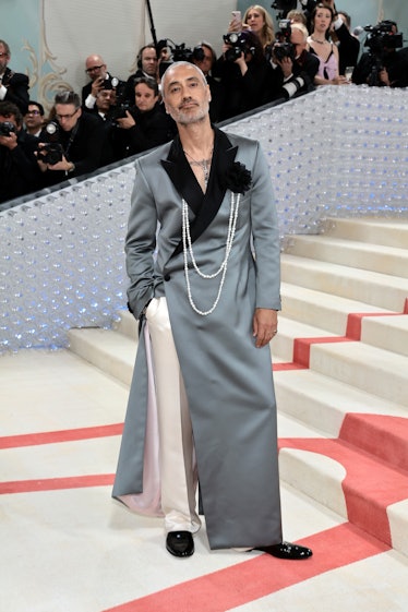 Taika Waititi attends The 2023 Met Gala Celebrating "Karl Lagerfeld: A Line Of Beauty" at The Metrop...