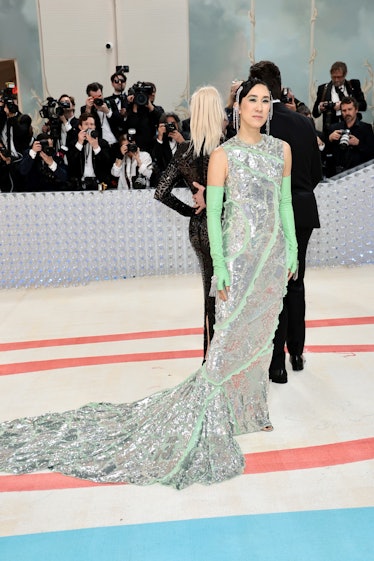 Eva Chen attends The 2023 Met Gala Celebrating "Karl Lagerfeld: A Line Of Beauty" at The Metropolita...