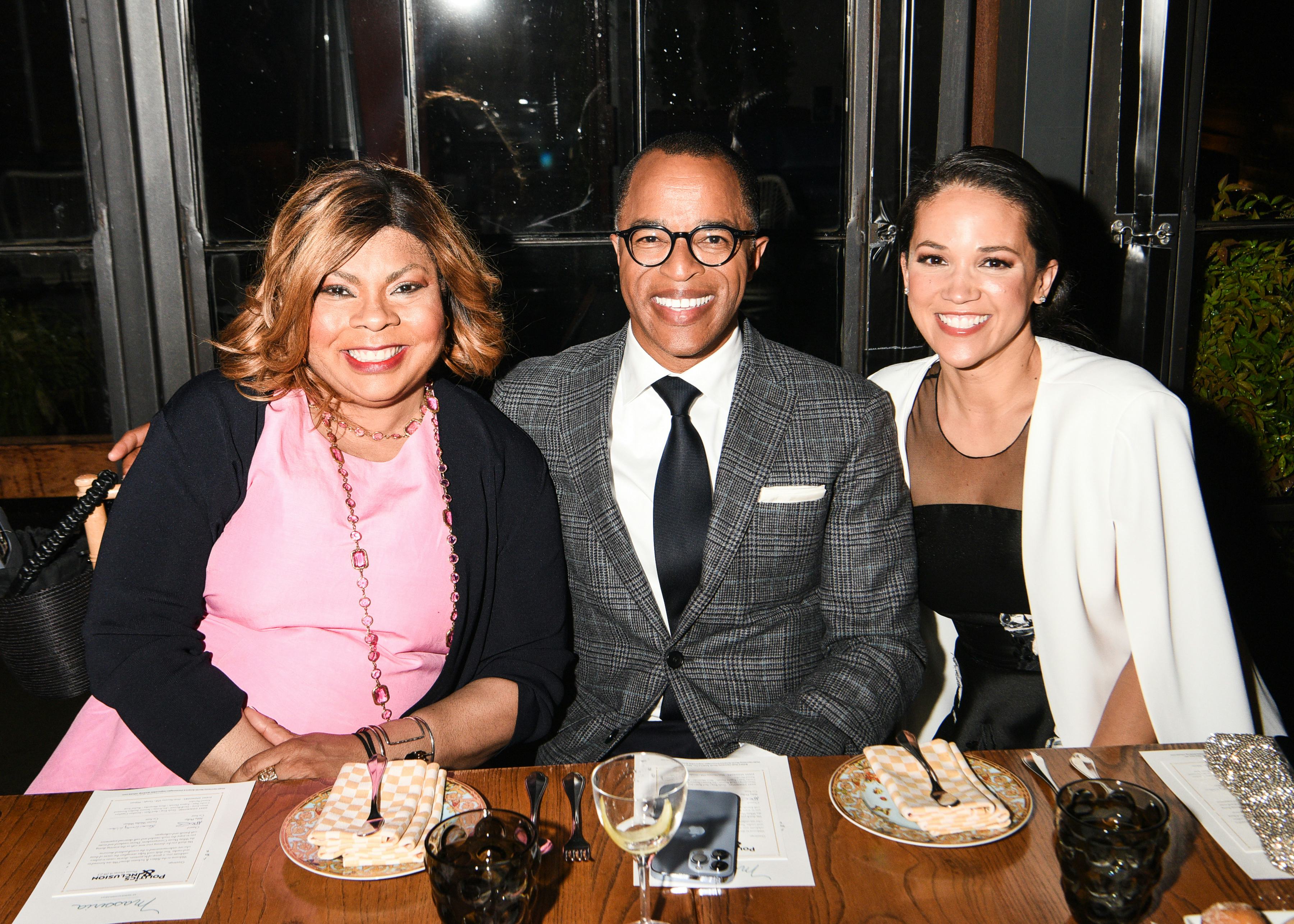 April Ryan, Jonathan Capehart, and Laura Jarrett attended the Politics and Inclusion Dinner during W&hellip;