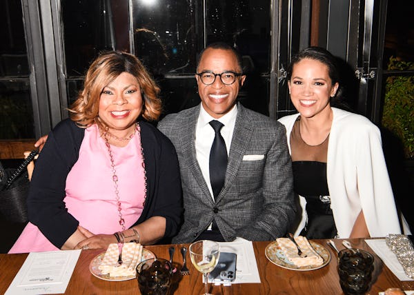 April Ryan, Jonathan Capehart, and Laura Jarrett attended the Politics and Inclusion Dinner during W…