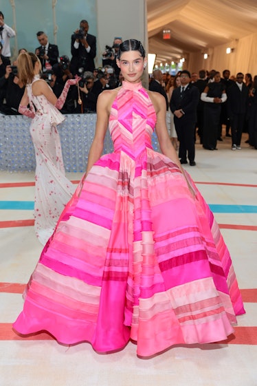 Grace Elizabeth attends The 2023 Met Gala Celebrating "Karl Lagerfeld: A Line Of Beauty" at The Metr...