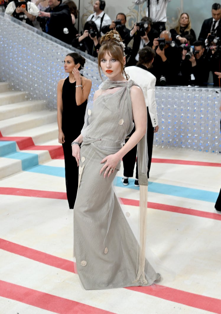 Ivy Getty attends The 2023 Met Gala Celebrating "Karl Lagerfeld: A Line Of Beauty" at The Metropolit...