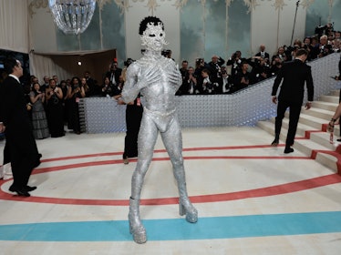  Lil Nas X attends The 2023 Met Gala Celebrating "Karl Lagerfeld: A Line Of Beauty" at The Metropoli...