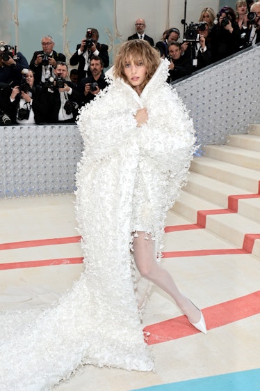 Maya Hawke attends The 2023 Met Gala Celebrating "Karl Lagerfeld: A Line Of Beauty" at The Metropoli...