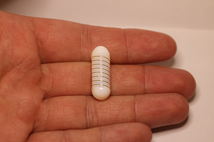 An image of the new electrostimulation pill.