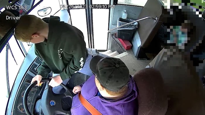 A 13-year-old boy saved the day.