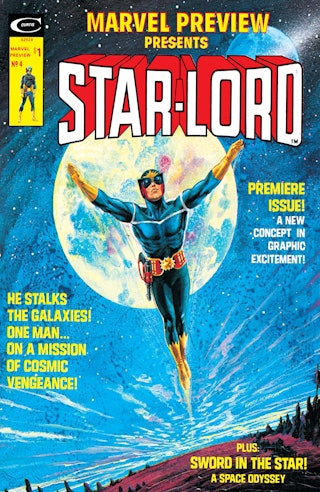 First appearance of Star-Lord in Marvel Comics