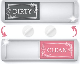 ASSURED SIGNS Dishwasher Magnet Clean/Dirty Sign