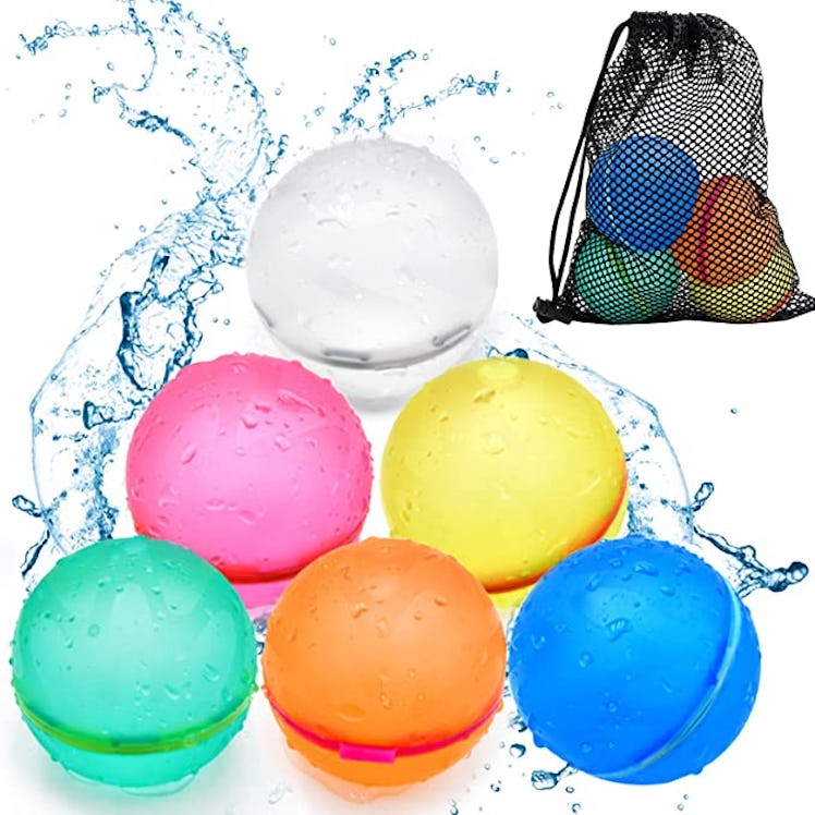 Tlitlimom Reusable Water Bomb Balloons (6-Pack)