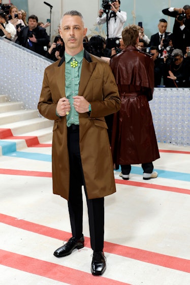 Jeremy Strong attends The 2023 Met Gala Celebrating "Karl Lagerfeld: A Line Of Beauty" at The Metrop...