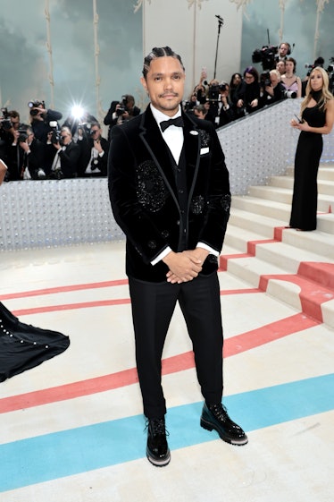 Trevor Noah attends The 2023 Met Gala Celebrating "Karl Lagerfeld: A Line Of Beauty" at The Metropol...