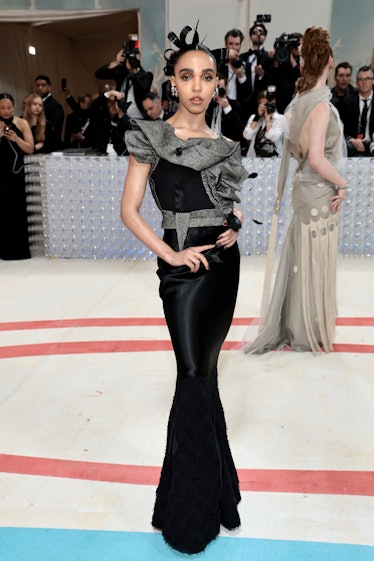 FKA twigs attends The 2023 Met Gala Celebrating "Karl Lagerfeld: A Line Of Beauty" at The Metropolit...