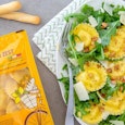 Trader Joe's pasta recipes include this lemon ricotta ravioli salad.