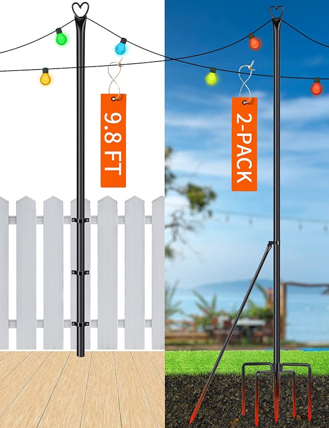 XDW-GIFTS String Light Poles (2-Pack)