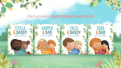 personalized father's day book