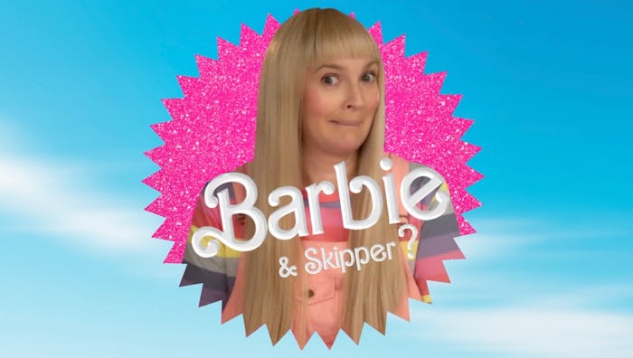 Drew Barrymore starred in a comedy sketch based on the new Barbie movie. 