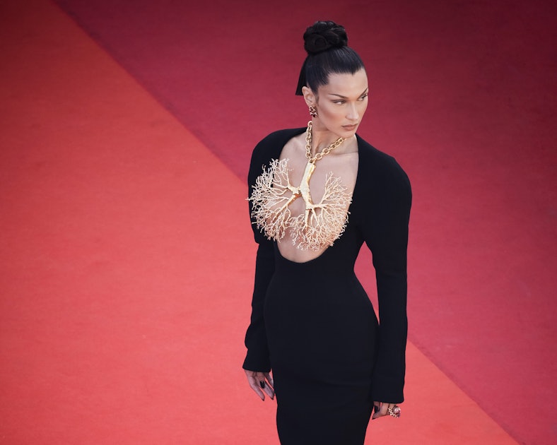 Bella Hadid Channelled 2002 Naomi Campbell at Cannes