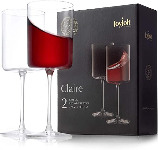 JoyJolt Claire Red Wine Glass (Set of 2)