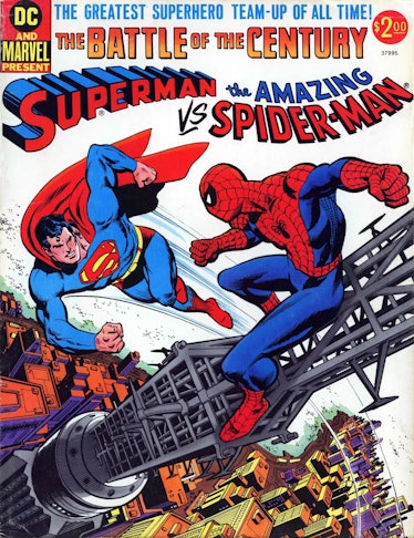 Spider-Man and Superman meet in "The Battle of the Century"